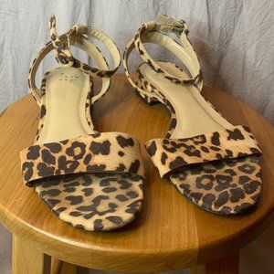A New Day Cheetah Sandal, Size 5.5